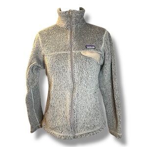 Patagonia Women's Dark Gray Fleece Jacket- Size Small